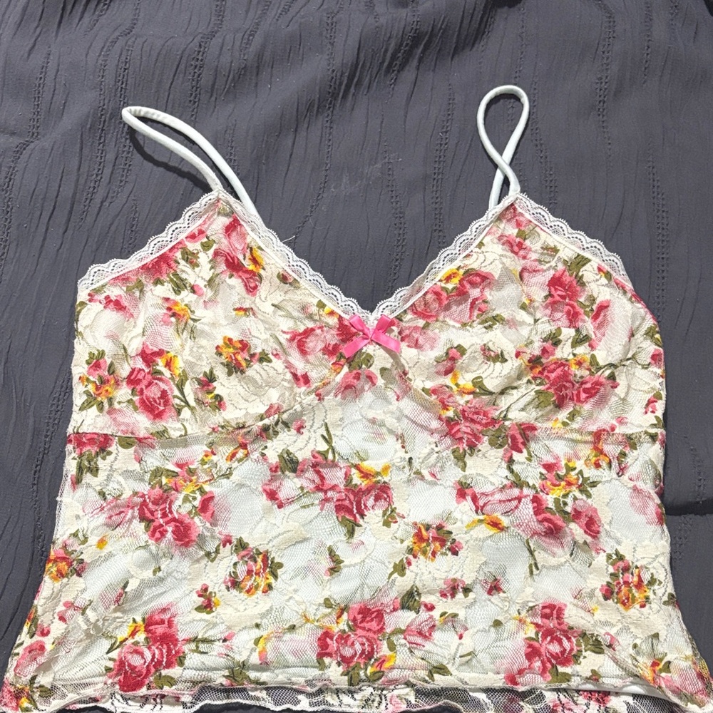 Vibe Floral Lace Camisole